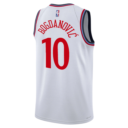 LA Clippers White Association Jersey Bogdan Bogdanovic #10