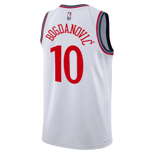 LA Clippers White Association Jersey Bogdan Bogdanovic #10