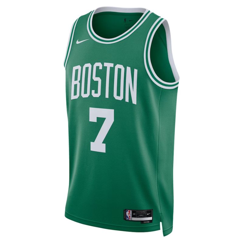 Boston Celtics Brown Jersey front