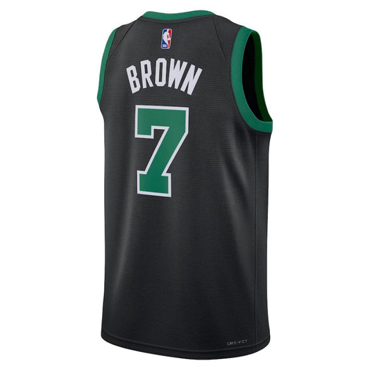 Boston Celtics Brown Jersey back