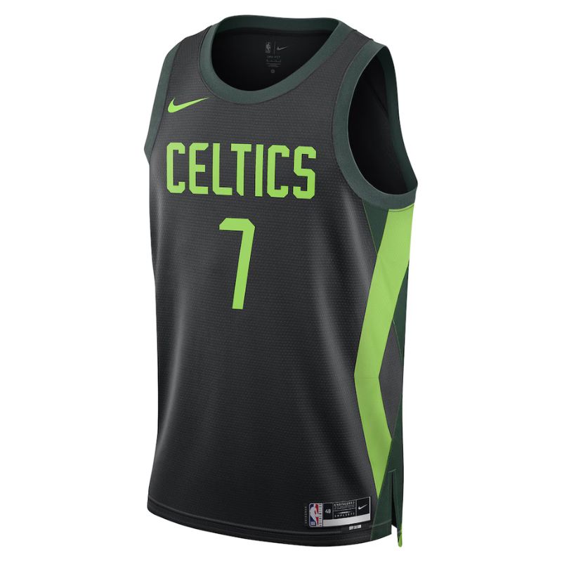 Boston Celtics 24/25 Brown Fourth Jersey front