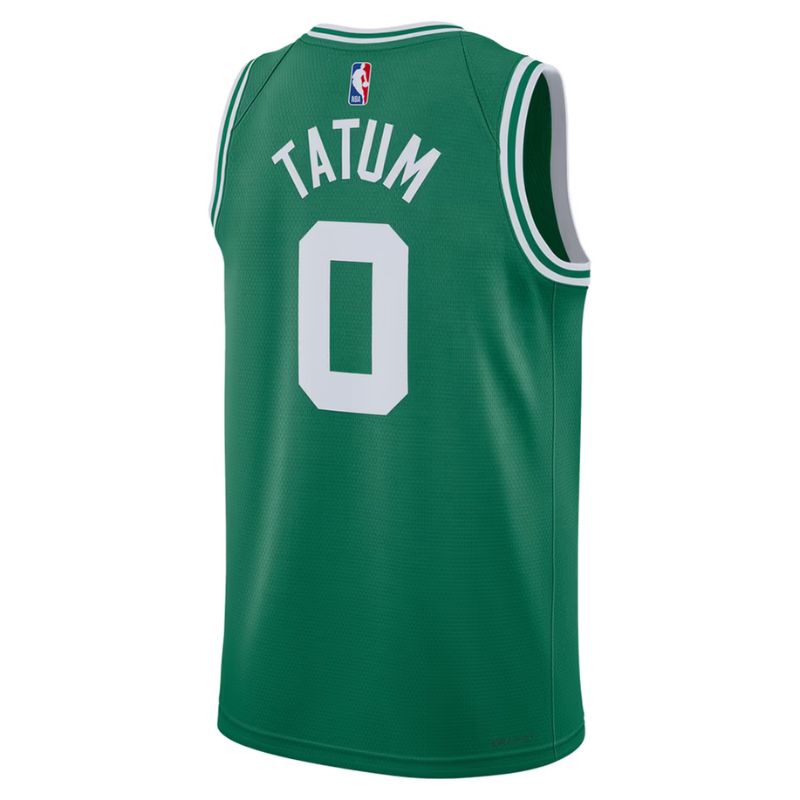 Boston Celtics Kelly Green Icon Jersey Jayson Tatum #0 back