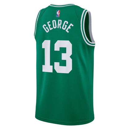 Boston Celtics Kelly Green Icon Jersey Paul George #13 back