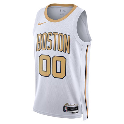 Boston Celtics White 2025-2026 City Edition Jersey Custom
