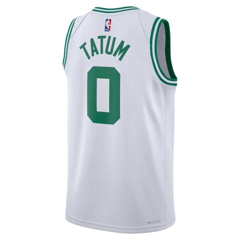 Boston Celtics White Association Jersey Jayson Tatum #0 back