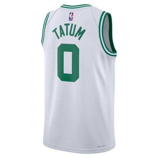 Boston Celtics White Association Jersey Jayson Tatum #0 back