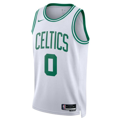 Boston Celtics White Association Jersey Jayson Tatum #0 front