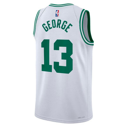 Boston Celtics White Association Jersey Paul George #13 back