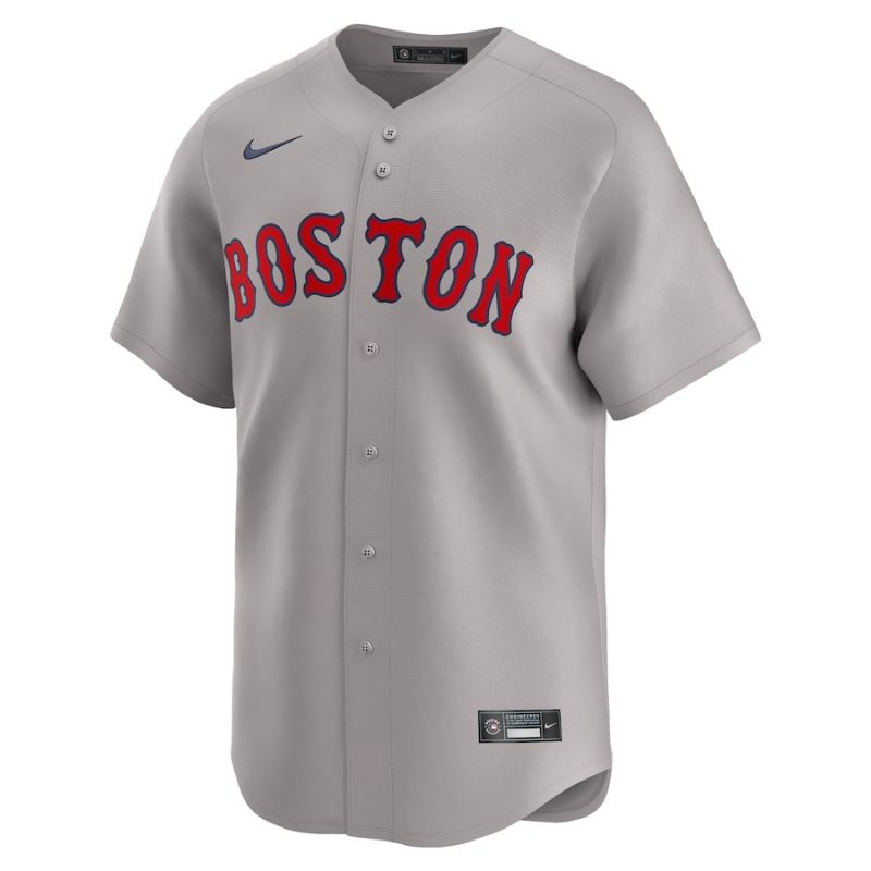 Boston Red Sox Custom Gray Jersey front