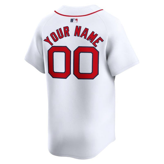 Boston Red Sox Custom Home Jersey back