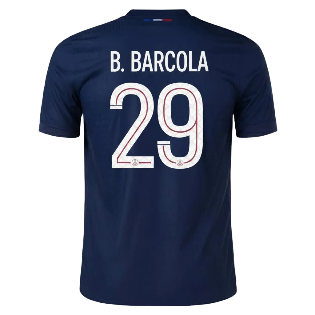PSG 25/26 Home Jersey Bradley Barcola #29