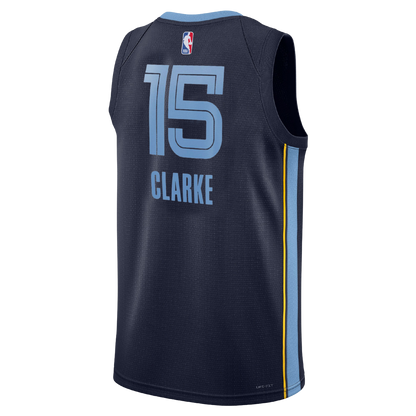 Memphis Grizzlies Navy Icon Jersey Brandon Clarke #15