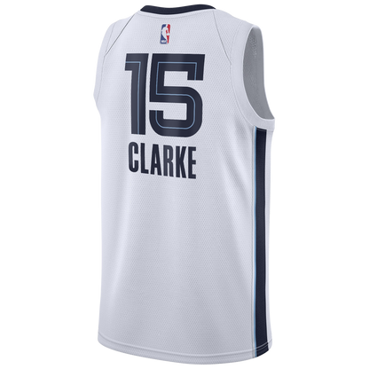 Memphis Grizzlies White Association Jersey Brandon Clarke #15