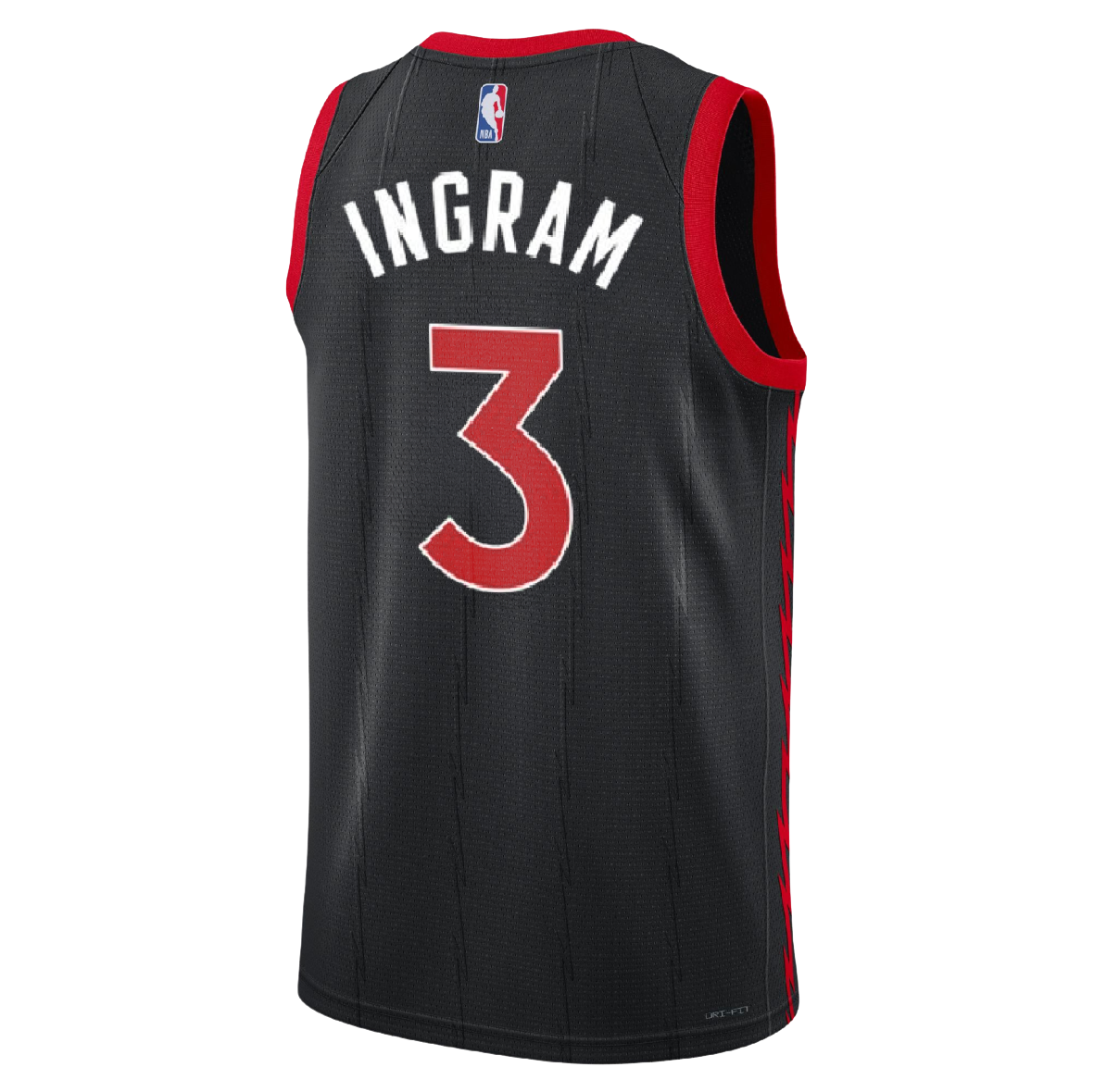 Toronto Raptors Black Statement Jersey Brandon Ingram #3