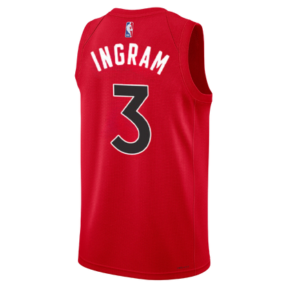 Toronto Raptors Red Icon Jersey Brandon Ingram #3