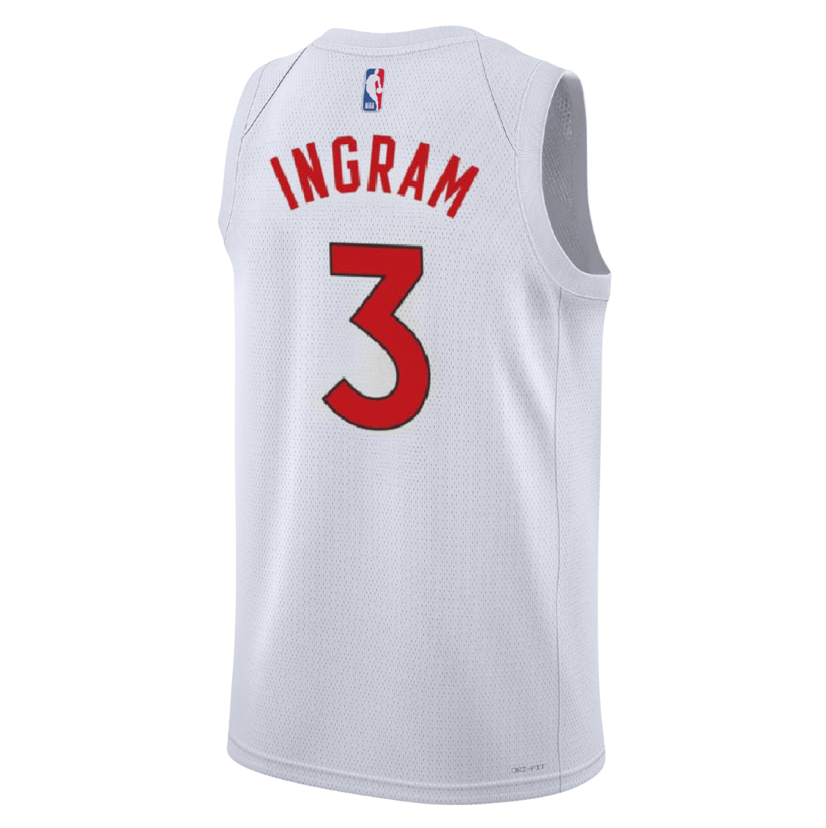 Toronto Raptors White Association Jersey Brandon Ingram #3