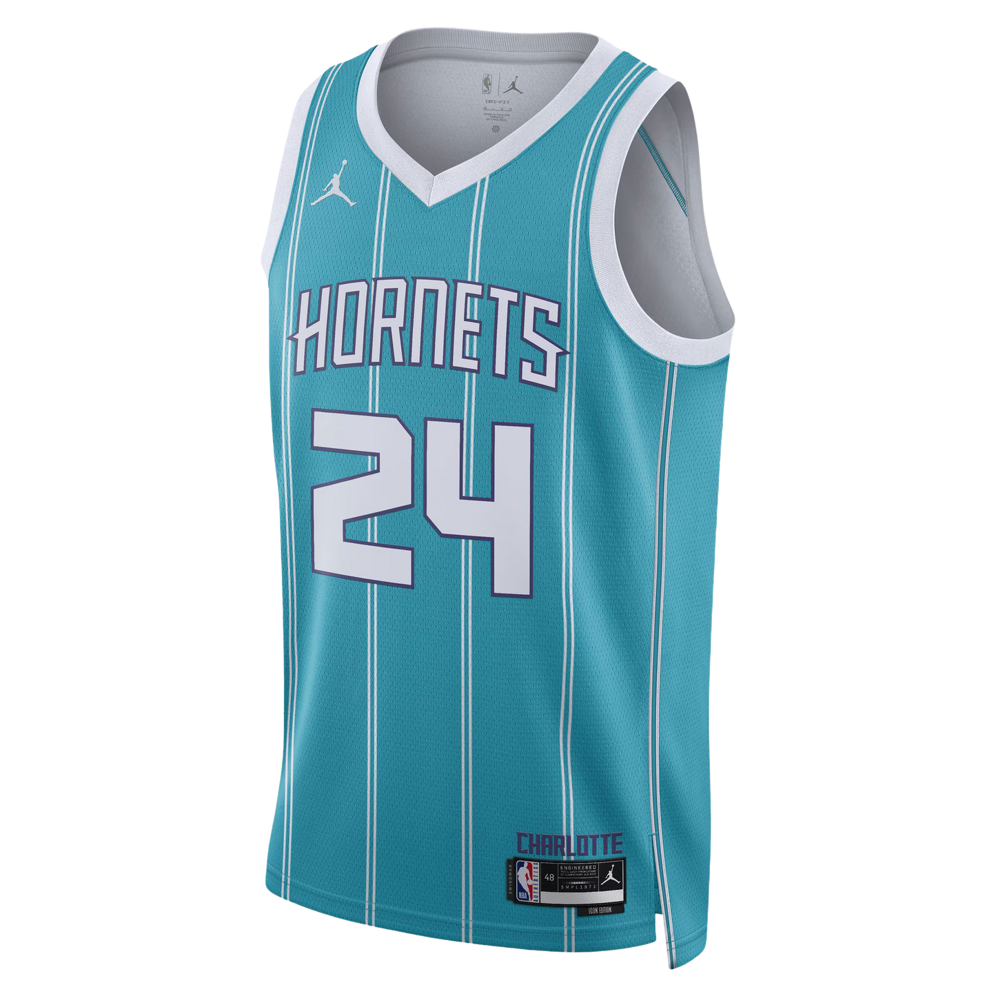 Charlotte Hornets Teal Icon Jersey Brandon Miller #24
