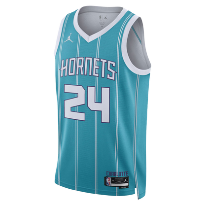 Charlotte Hornets Teal Icon Jersey Brandon Miller #24