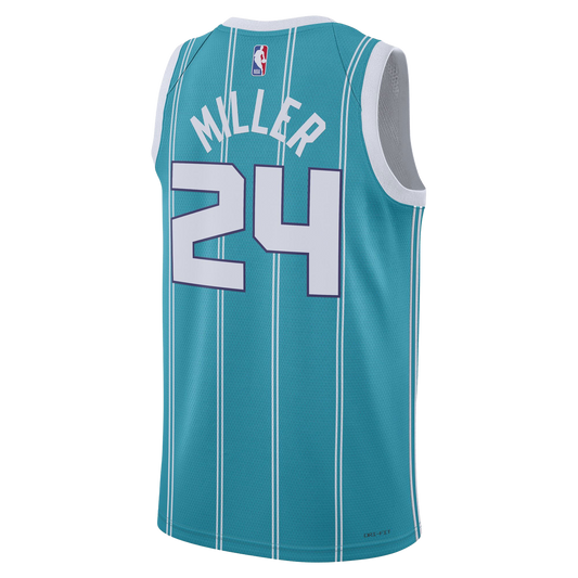 Charlotte Hornets Teal Icon Jersey Brandon Miller #24