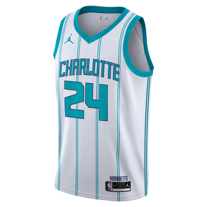 Charlotte Hornets White Association Jersey Brandon Miller #24