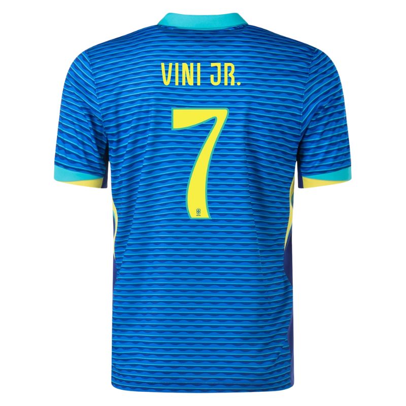 Brazil 2024 Away Jersey Vini Jr. #7 back