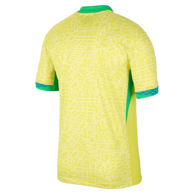 Brazil 2024 Home Jersey back