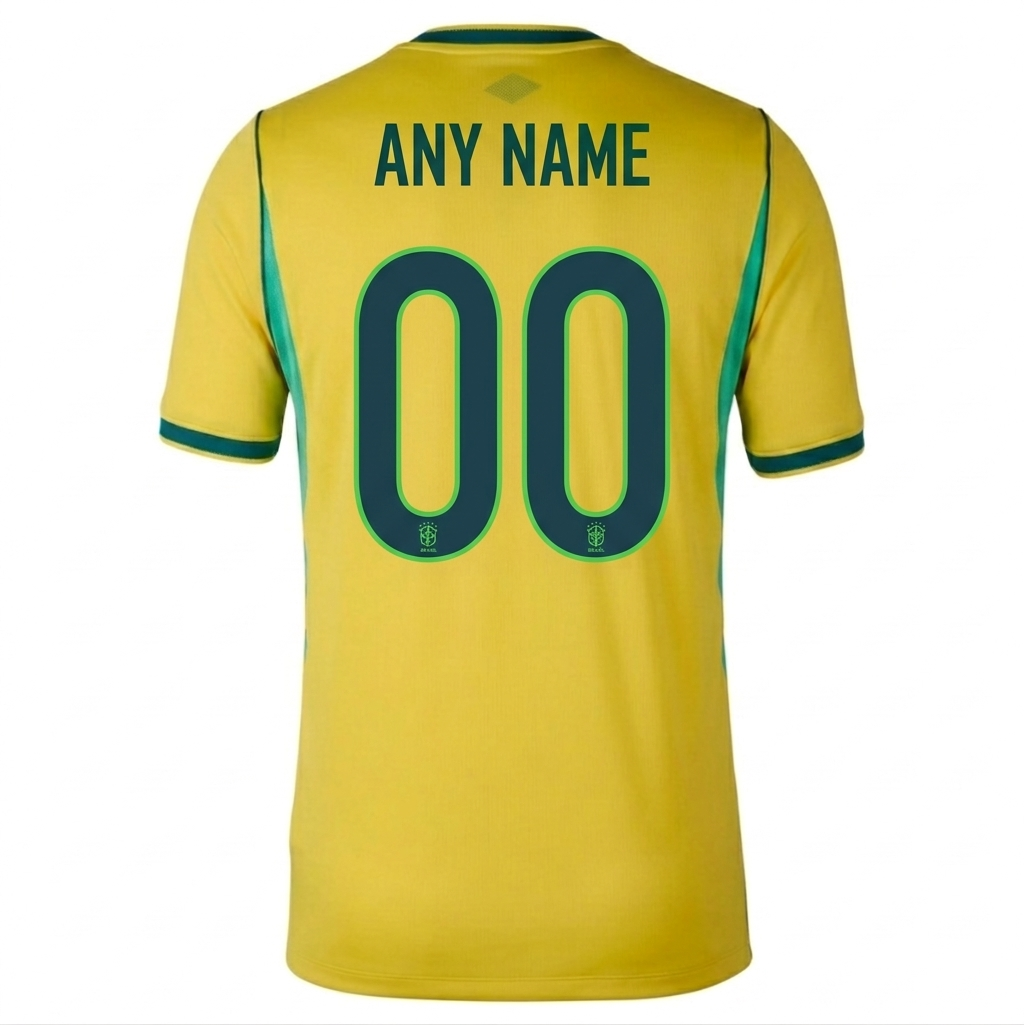 Brazil 2026 Home Jersey Custom