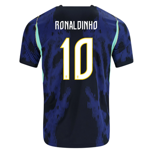 Brazil 2026 Away Jersey Ronaldinho #10