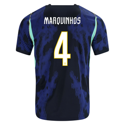 Brazil 2026 Away Jersey Marquinhos #4