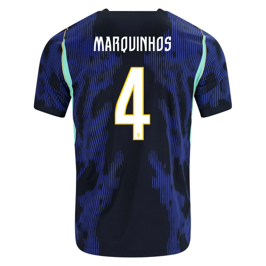 Brazil 2026 Away Jersey Marquinhos #4