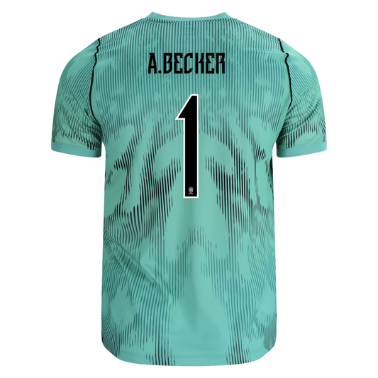 Brazil 2026 Away Goalkeeper Jersey Alisson Becker #1
