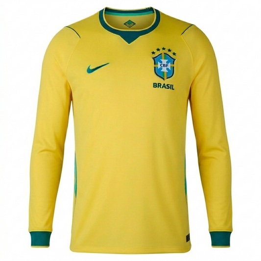 Brazil 2026 Home Long Sleeve Jersey