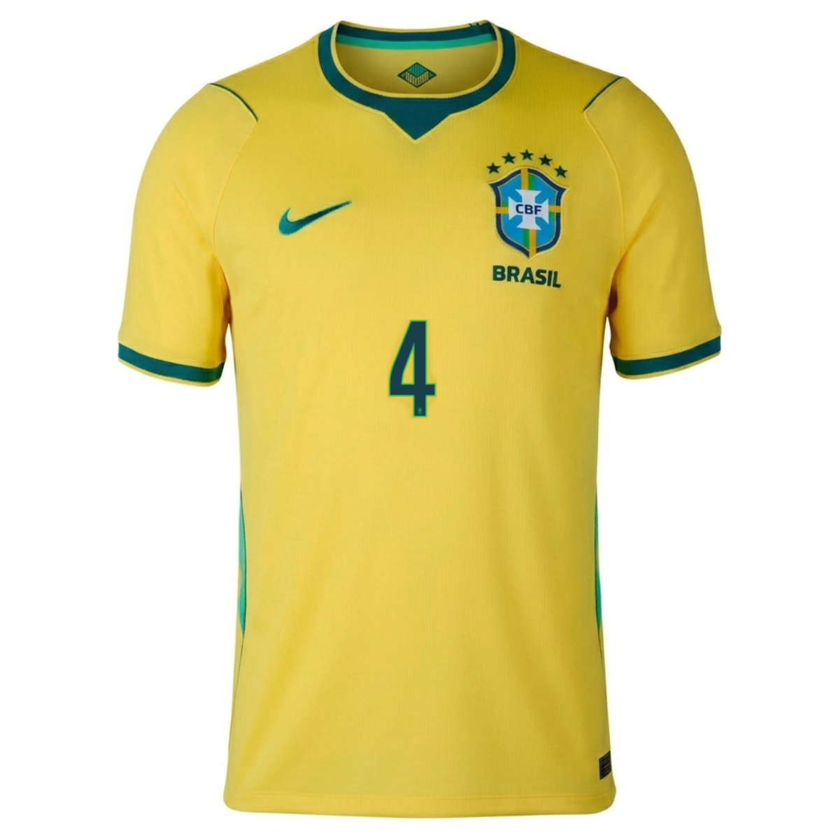 Brazil 2026 Home Jersey Marquinhos #4