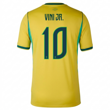 Brazil 2026 Home Jersey Vini Jr. #10