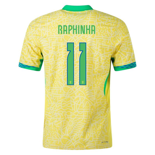 Brazil 2024 Home Jersey Raphinha #11