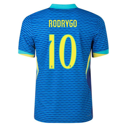 Brazil 2024 Away Jersey Rodrygo #10