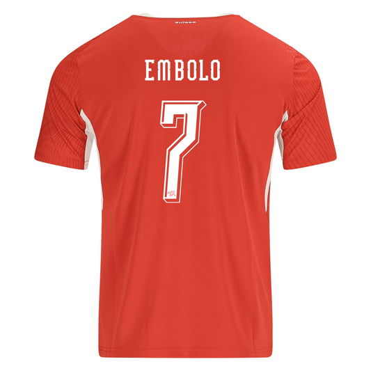 Switzerland 2026 Home Jersey Breel Embolo #7