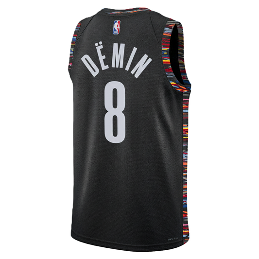 Brooklyn Nets Black 2025-2026 City Edition Jersey Egor Dёmin #8