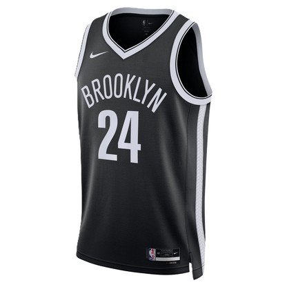 Brooklyn Nets Black Icon Jersey Cam Thomas #24