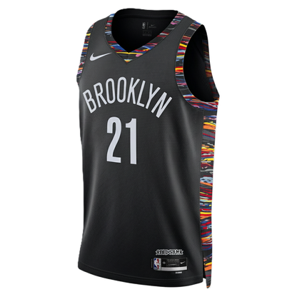 Brooklyn Nets Black 2025-2026 City Edition Jersey Noah Clowney #21