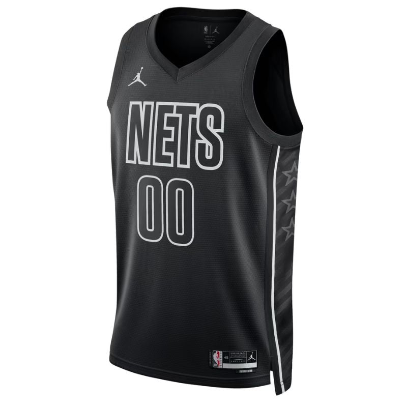 Brooklyn Nets Black Statement Edition Jersey Custom front