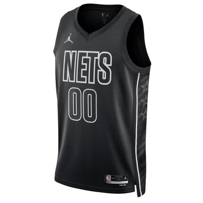 Brooklyn Nets Black Statement Edition Jersey Custom front