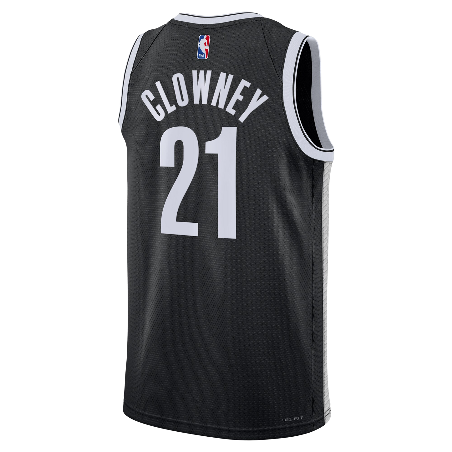 Brooklyn Nets Black Icon Jersey Noah Clowney #21