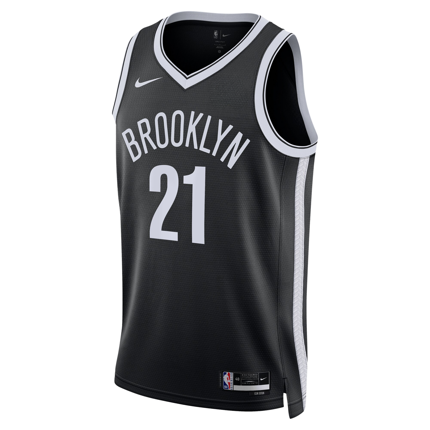 Brooklyn Nets Black Icon Jersey Noah Clowney #21