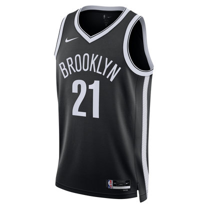 Brooklyn Nets Black Icon Jersey Noah Clowney #21