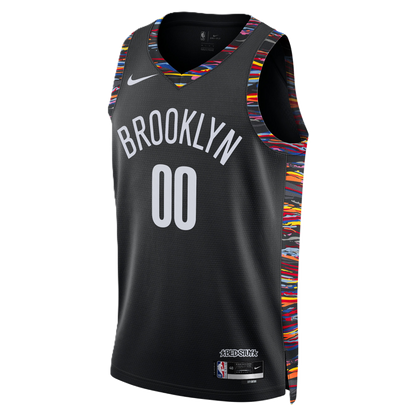 Brooklyn Nets Black 2025-2026 City Edition Jersey Custom