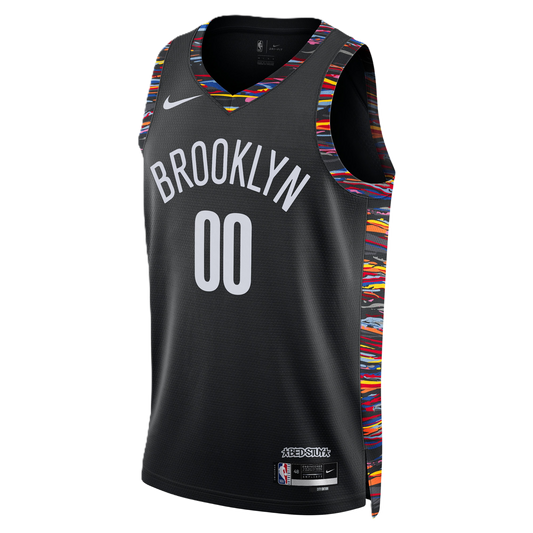 Brooklyn Nets Black 2025-2026 City Edition Jersey Custom