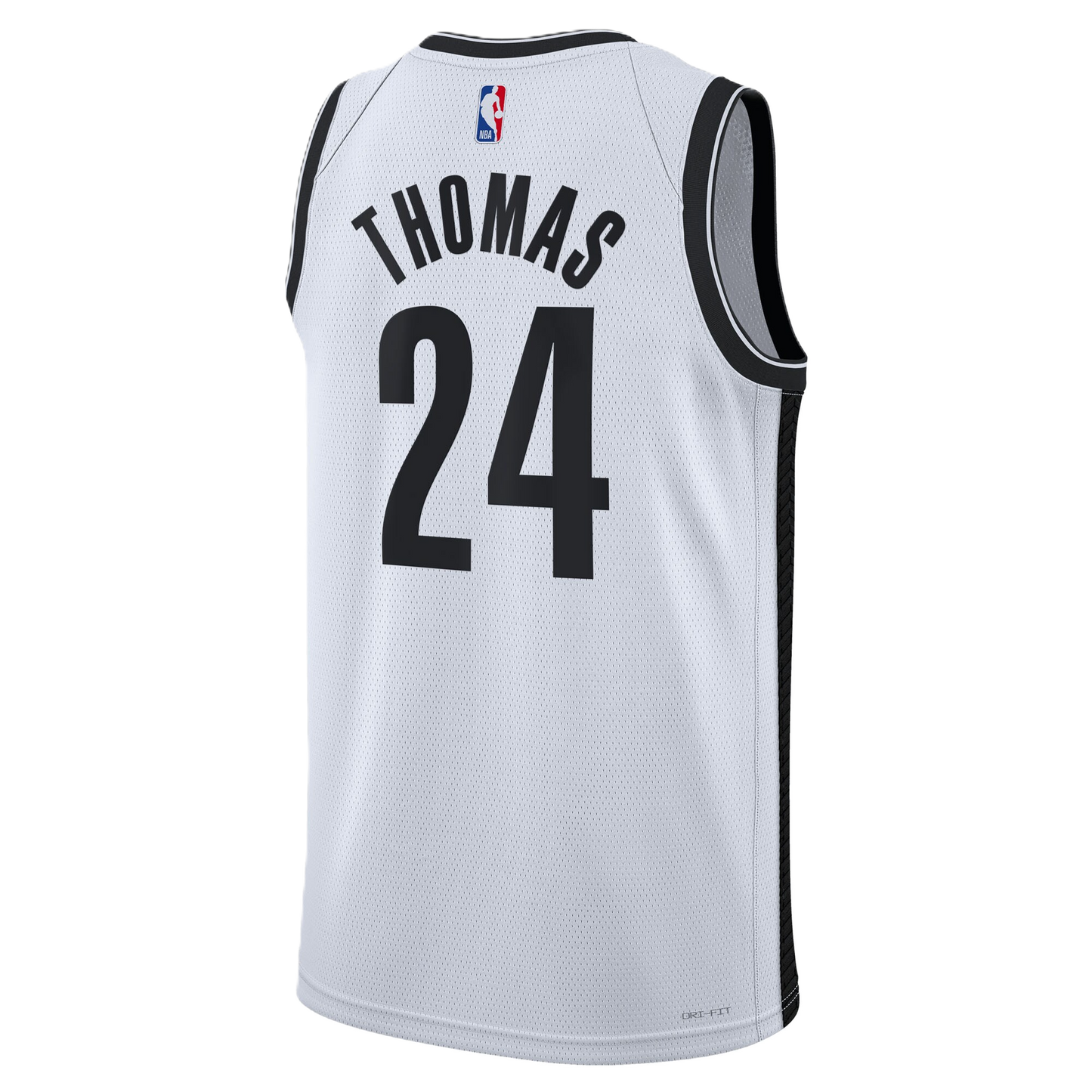 Brooklyn Nets White Association Jersey Cam Thomas #24
