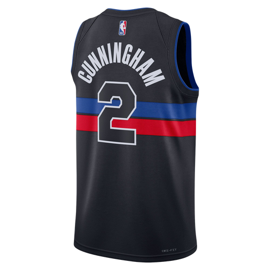 Detroit Pistons Black Statement Jersey Cade Cunningham #2