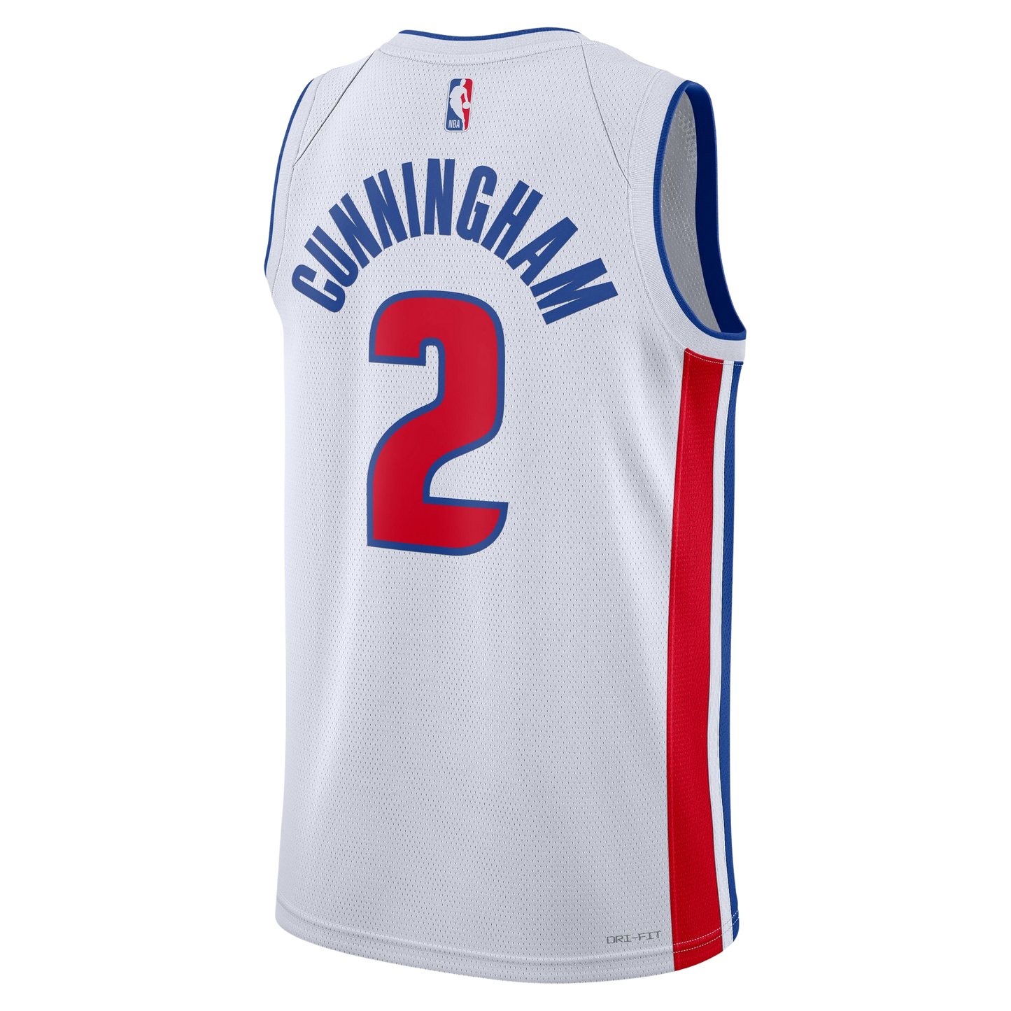 Detroit Pistons White Association Jersey Cade Cunningham #2